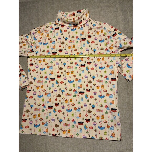 Disney Parks Christmas Turtleneck Medium Stitch Christmas Ornaments Mickey - Picture 4 of 5